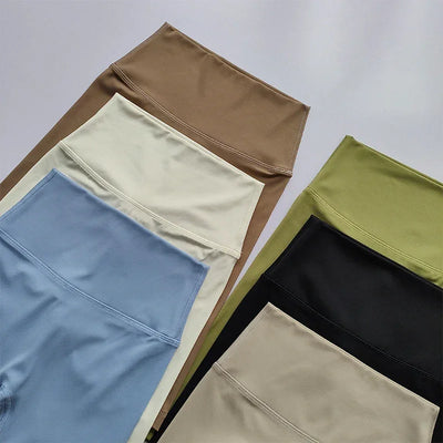 Women's Biker Shorts, High Waist Workout Shorts with Cooling Technology, Seamless Yoga Shorts for Gym & Cycling