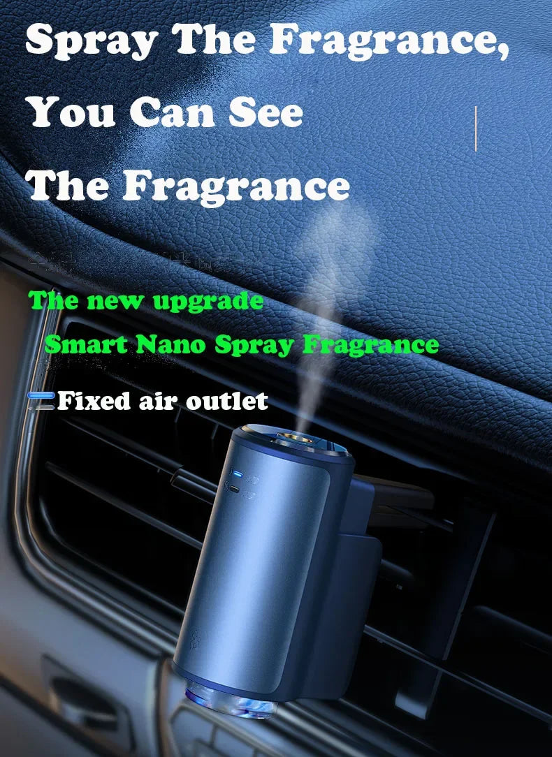 Electric Car Air Diffuser Essential Oil Aroma Car Air Vent Humidifier Aromatherapy Auto Air Freshener Perfume Fragrance