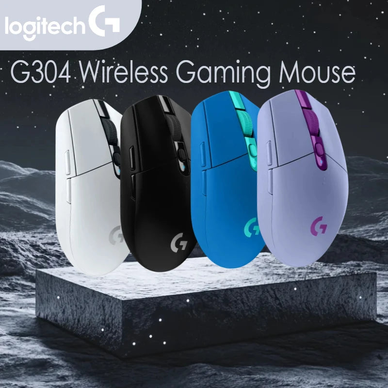 Logitech G304 Wireless Gaming Mouse - Programmable Buttons, Lightweight for FPS Games, PC/Laptop/Office Use