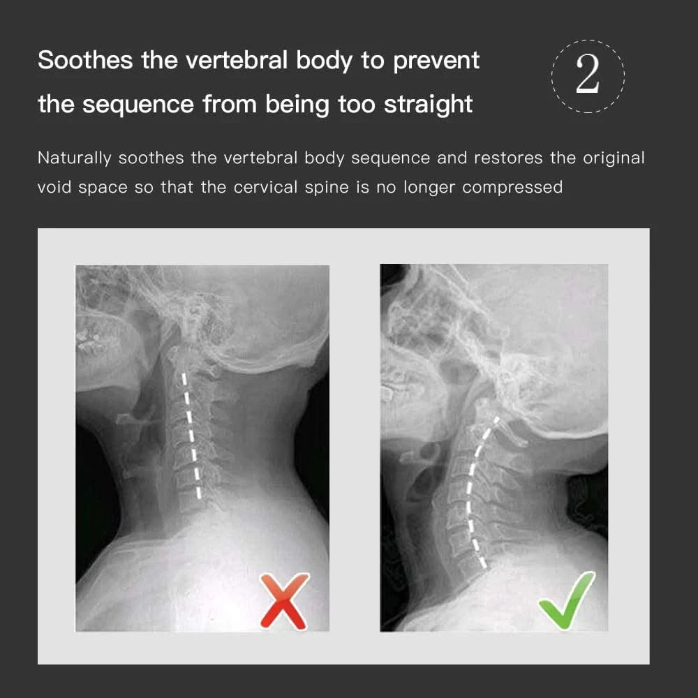 Electric Neck Massager Infrared Heating Airbag Neck Traction Vibration Shoulder Cervical Spine Shoulder Support Massager