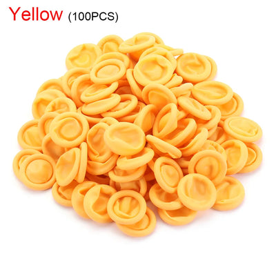 100PCS Disposable Finger Cover Natural Rubber Gloves Non-slip Anti-static Latex Finger Cots Nail Tool Fingertips Protector Glove