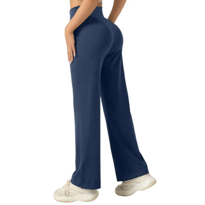 Women's Yoga Wide Leg Pants With Pockets