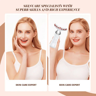 Neck EMS Photon Therapy Beauty Facial Lift Machine Facial Massager Firming Double Chin Anti Wrinkle Neck Lifting Beauty Device