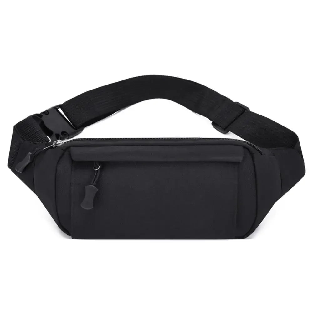 Banana Bag Waterproof Waist Pouch Oxford Cloth Wear Resistant Waist Bags Portable Large Capacity Shoulder Belt Bags Running