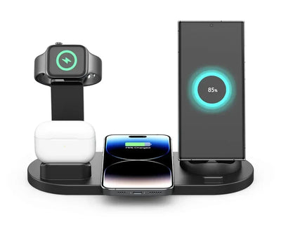 Universal Wireless Charging Station for iPhone 16, 15, 14, 13, 12, 11 Pro Max/Pro/Mini/Plus & for AirPods Pro 2 - Quick Charge