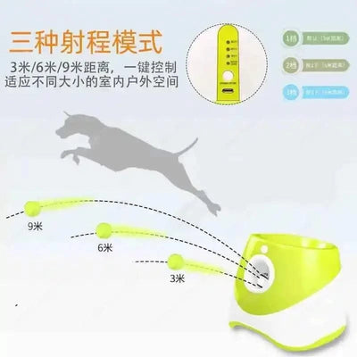 Automatic Pet Throw Jump Ball Dog Catapult Ball Launcher Dog Toy Bulldog Toy Tennis Machine Automatic Pet Throw