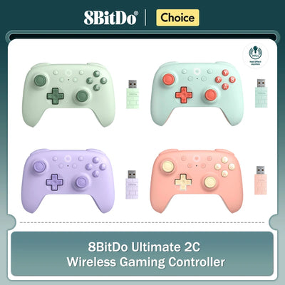 8BitDo Ultimate 2C Wireless Gaming Controller for PC, Windows 10, 11, Steam Deck, Raspberry Pi, Android Gamepad Accessories