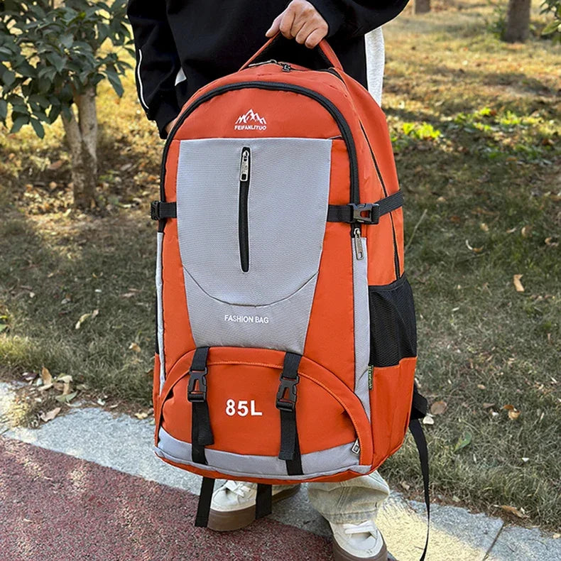 Climbing Backpack with Shoes Pocket Outdoor Travel Hiking Trekking Camping Sports Bag Large Mountaineering Luggage Rucksack