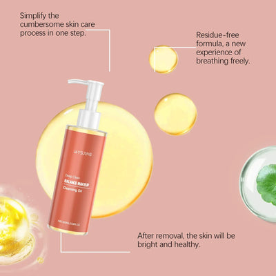 Deep Cleansing Oil Makeup Remover Oil Control Lip Eye Pore Gentle Cleansing Exfoliating Moisturizing Refreshing Facial Cleanser