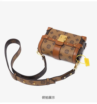 Women's Leather Hand Bag Fashionable And Elegant By Famous Designer Luxury Brand Classic Shoulder For Daily