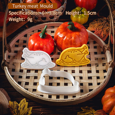 Thanksgiving Theme Cookie Molds Fondant Cutter Pastry Decoration Mold Kitchen DIY Baking Supplies