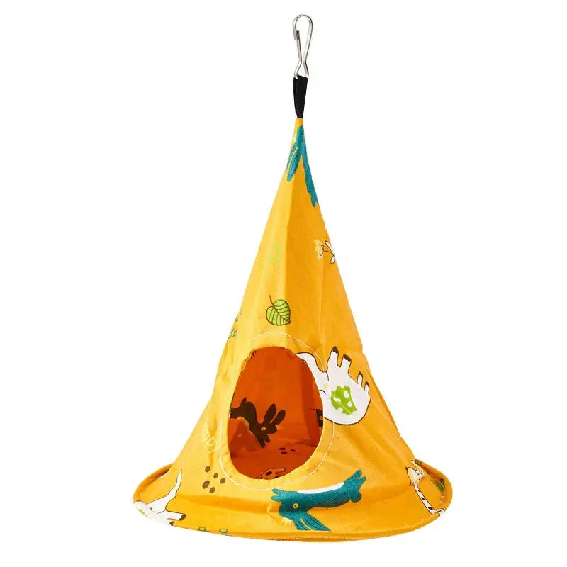 1pc Parrot Hammock Tent Bird Summer Hammock Sleep Bed Home Hanging Nest House Pet Cloth Lightweight Hammock for Hamster Bird