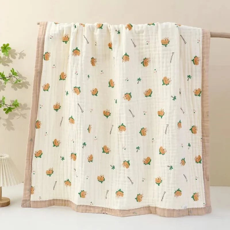 Baby Bath Towel Pure Cotton Super Soft Gauze Newborn Is Covered by Children Blanket Four Seasons Chil baby quilt