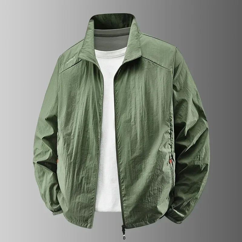 Summer Jackets Men Windbreaker Coats Male Sunscreen Clothing Traveling Camping Jacket Ultrathin Cycling Fishing Tops Hiking Wear