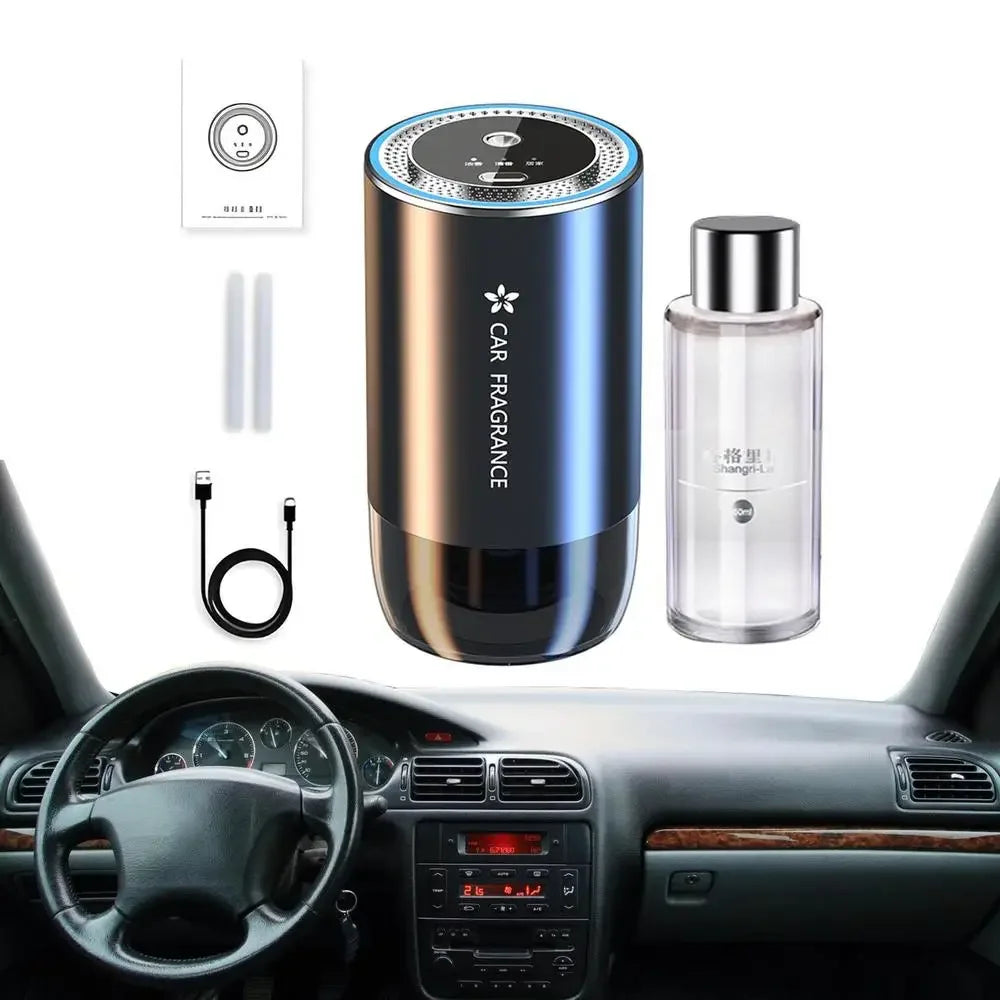 Car Diffusers For Essential Oils Smart Car Diffuser Perfume Adjustable Concentration Car Fragrance Diffuser 50ml Car Aromatherap