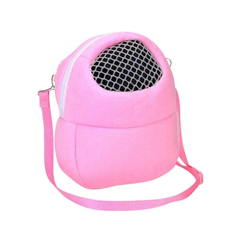 Portable Small Animals Carrier Bag Travel Hanging Bag for Pets Rat Hamster Hedgehog Chinchilla Ferret