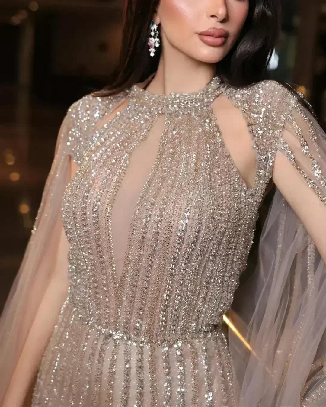Customized long evening dresses luxury elegant gown wedding party dress for women robe formal suitable request prom