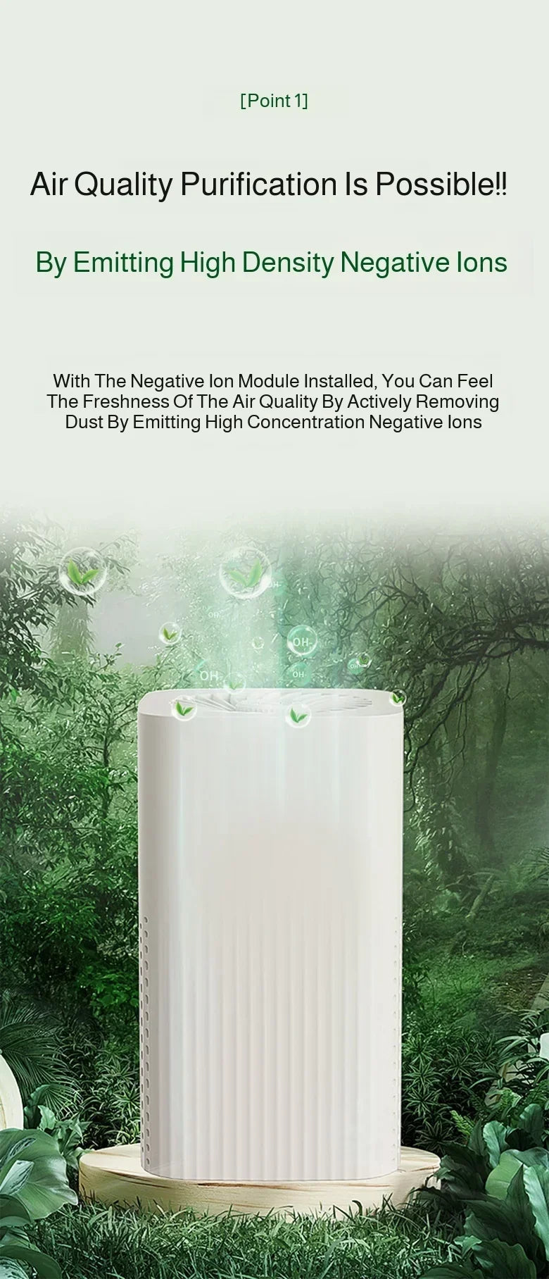 Household Desktop Air Purifier Filters Can Remove Odor Remove Dust And Effectively Purify Air