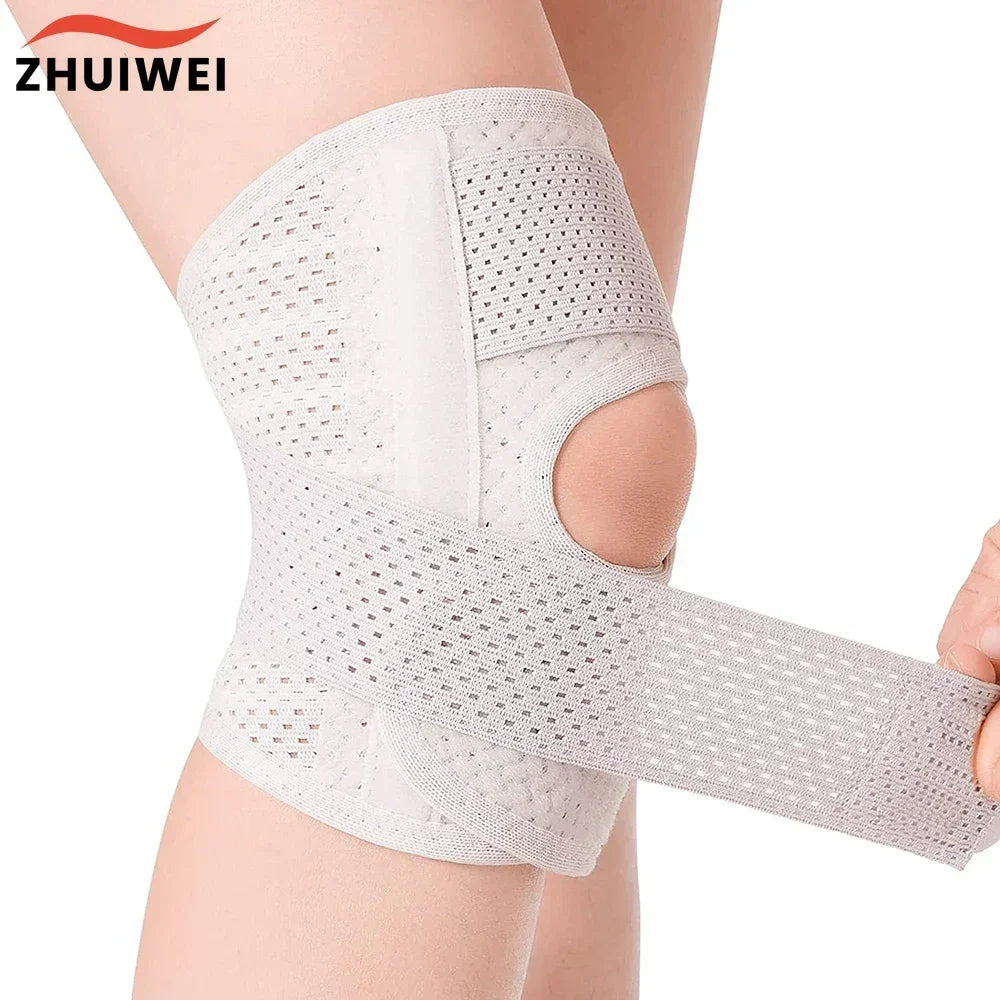 Knee Brace with Side Stabilizers Relieve Meniscal Tear Knee PainArthritis Joint Pain Relief reathable Knee Support