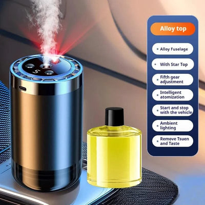 Car Air Humidifier Fragrance Diffuser Car Air Fresheners Perfume Essential Oil Diffuser Odor Eliminator Removing Humidifier