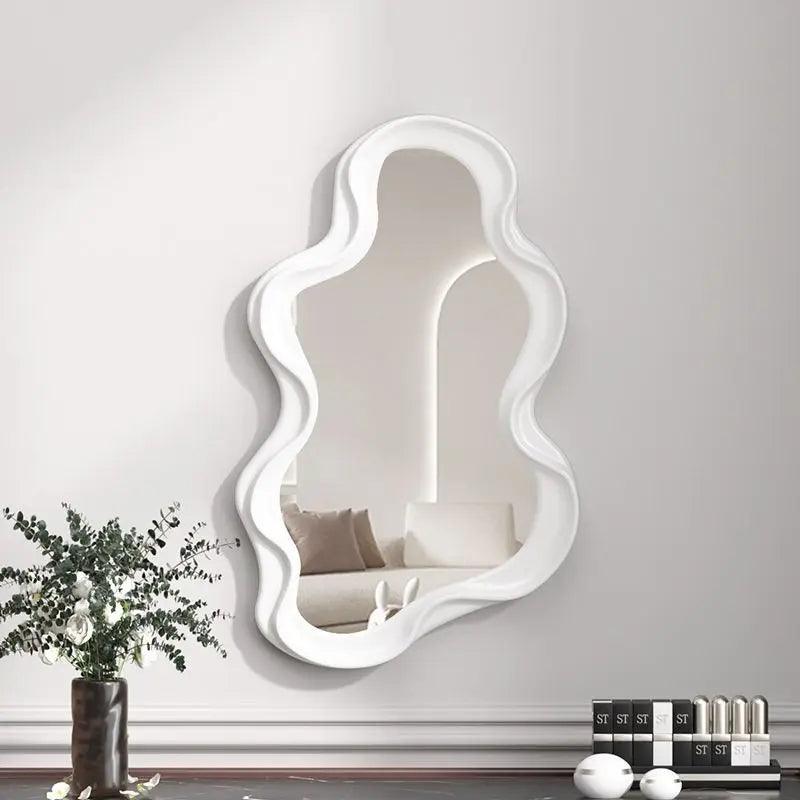 Irregular decorative mirrors full body wall mirror for home room cloud shape makeup decor wall-mounted