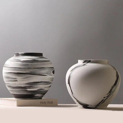 Ceramic Vases Large Home Decoration Flower Bottle Modern Elegant Nordic Interior Minimalist Vases for Centerflowers of Tables