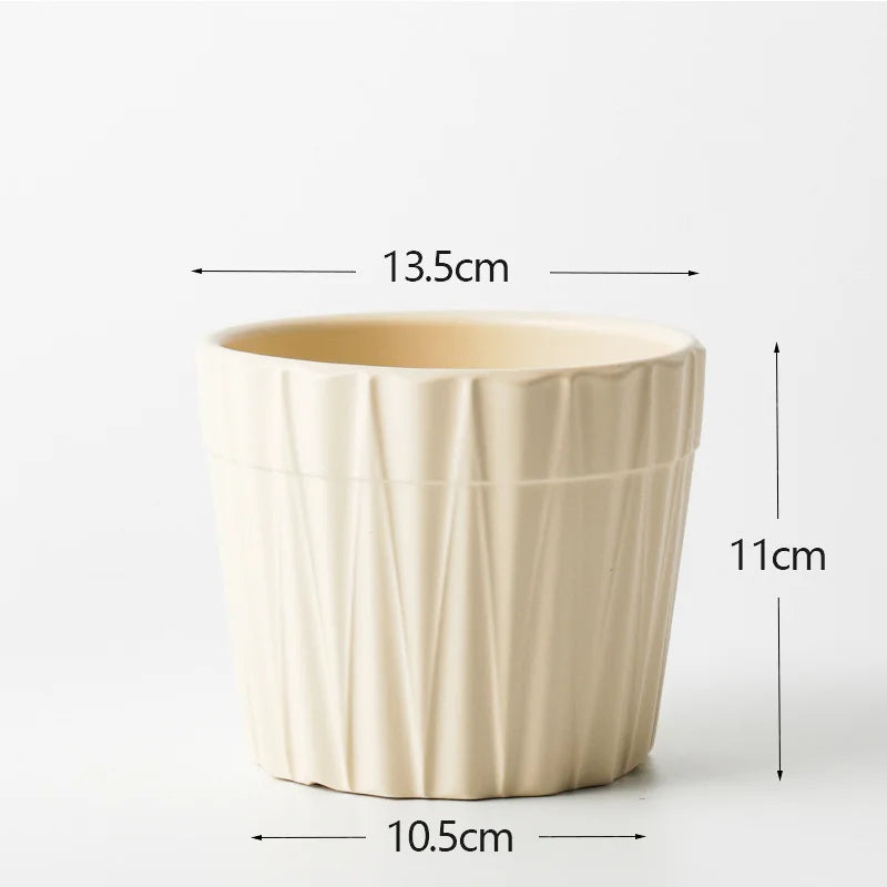 Modern Ceramic Vases Water-grown Dried Flowers Decorative Ornaments Living Room Table Ornaments Flower Ware Nordic Ins