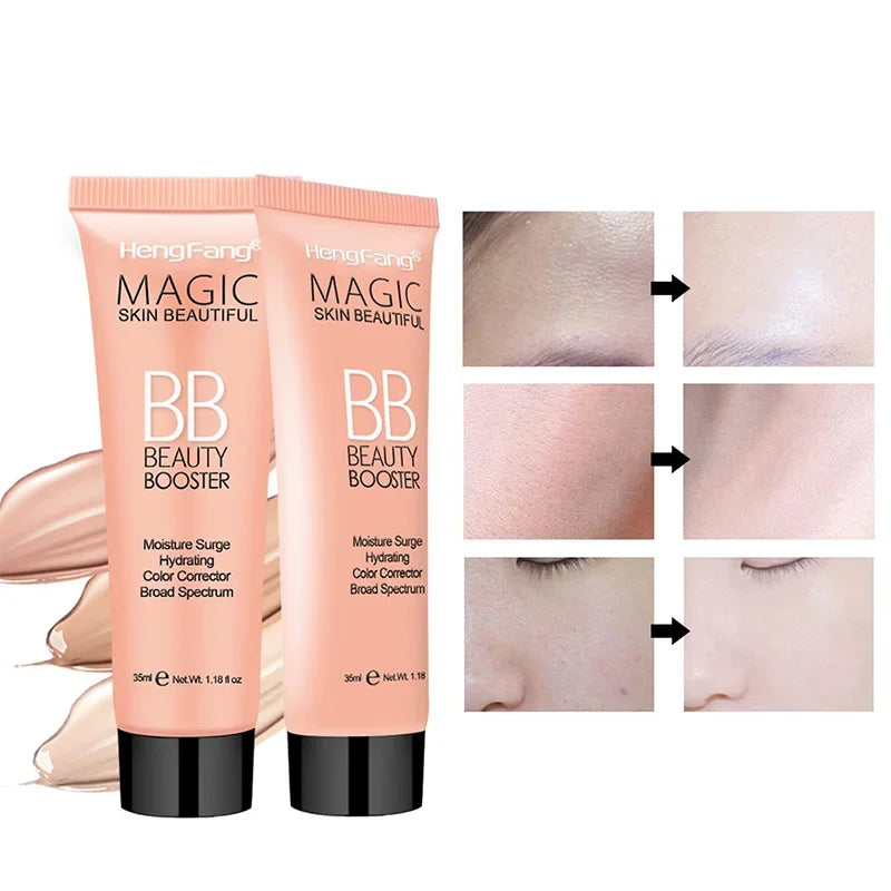 BB Cream Natural Nude Finish — Hydrating, Oil-Control, Long-Lasting Foundation