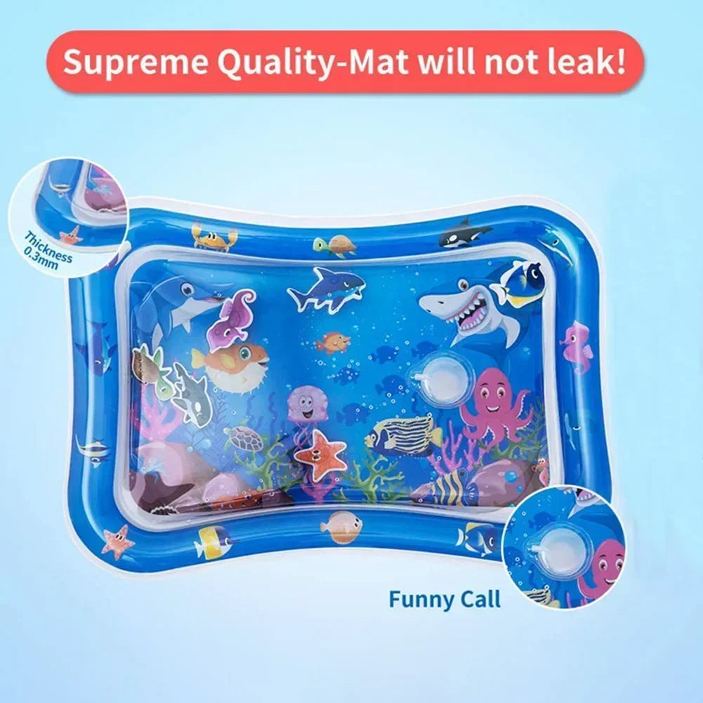 Summer Toys Baby Water Mat PVC Inflatable Cushion Infant Toddler Water Play Mat for Children Early Education Developing Baby Toy