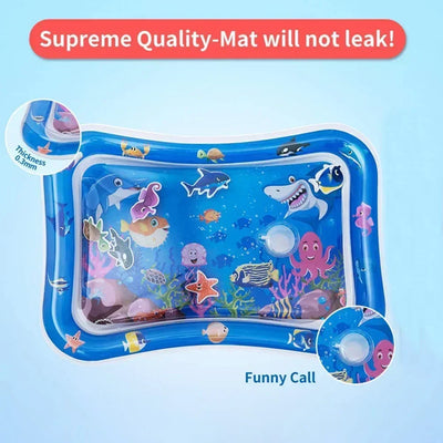 Summer Toys Baby Water Mat PVC Inflatable Cushion Infant Toddler Water Play Mat for Children Early Education Developing Baby Toy