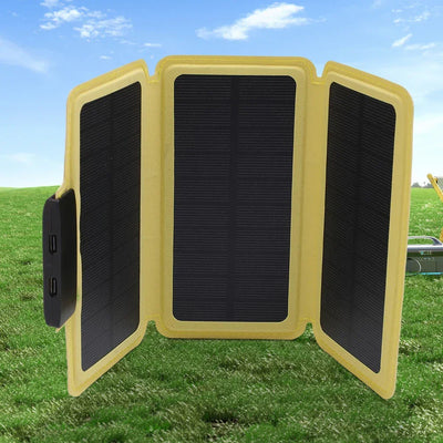 Outdoor Foldable Solar Panel Lightweight Portable Solar Power Bank USB Solar Charging Panel for Camping Hiking Picnic Climbing