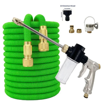 Flexible Garden Hose  And Expandable Magic Spray Pipe, High-Pressure Garden Spray Gun, Garden Supplies