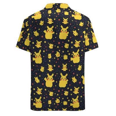 Summer Men's Shirt Cute Animal Print  Shirt