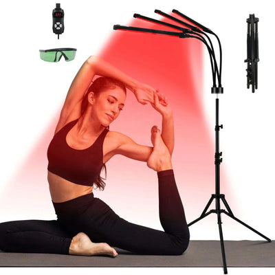 Led Red&Near Infrared Light Healthcare Lamp 660&850 nm Sauna for Full Body Face Joint Muscle Relieve Beauty Health Gadget Device