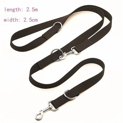 Adjustable Dogs Walking Training Lead Police Style Control Dog Lead Leash Dog Chain Dog Leashes Safety Pet Leashes