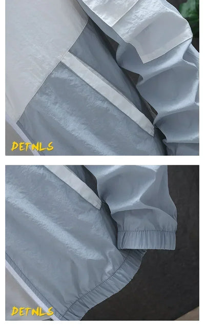 Summer Hooded Jacket Men Women Waterproof Sun Protection Clothing Fishing Hunting Clothes Quick Dry Skin Patchwork Windbreaker