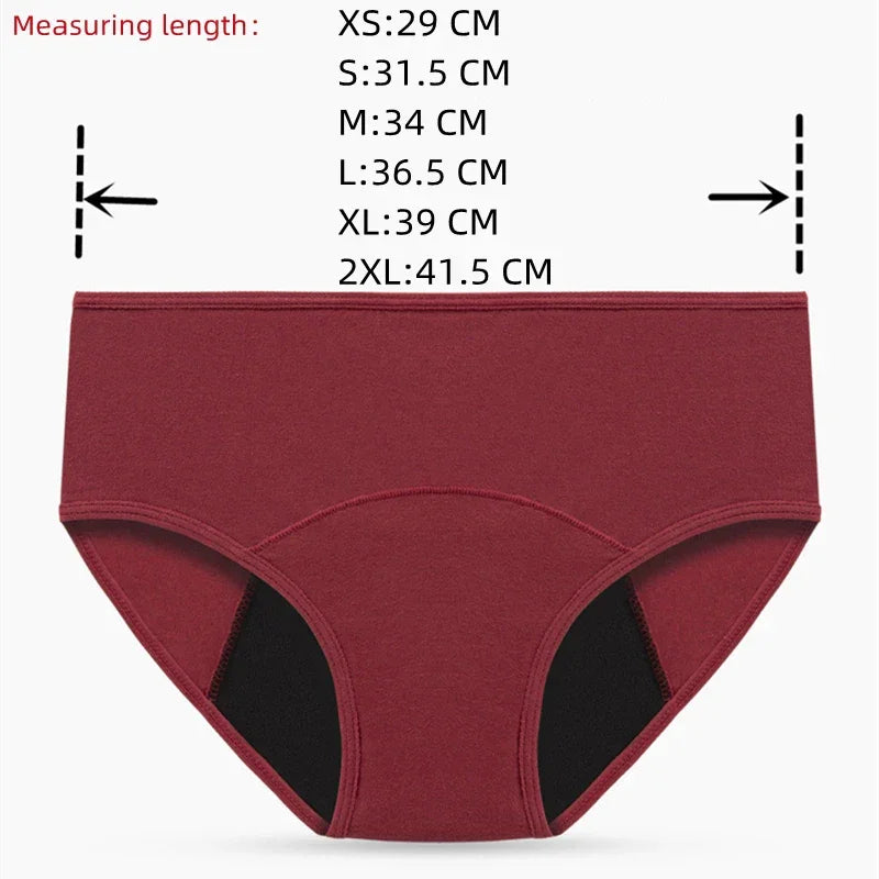 Leak Proof Menstrual Panties Women Cotton Menstruals Underwear Plus Size Period Underpants Briefs Lingerie for Physiological