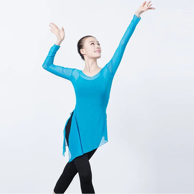 New fashion woman Classical Dancing clothes ballet Dance dress Adult Dance Practice clothes Elastic long sleeve Dance clothes