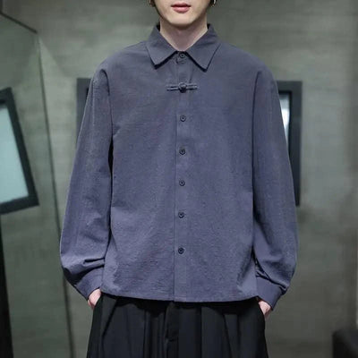 Mens Linen Shirts Casual Streetwear Long Sleeve Turn Down Collar Summer Beach Vacation Hawaiian Shirts M-5XL Plus Size Men Tops