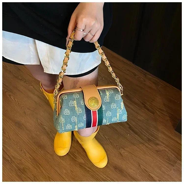 Luxury - grade 2025 women’s niche - designed cowboy - cloth bags - fashion - forward crossbody shoulder & under - arm