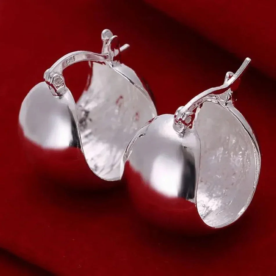 Fine 925 sterling silver earrings wedding high quality popular product fashion women party Earring Jewelry