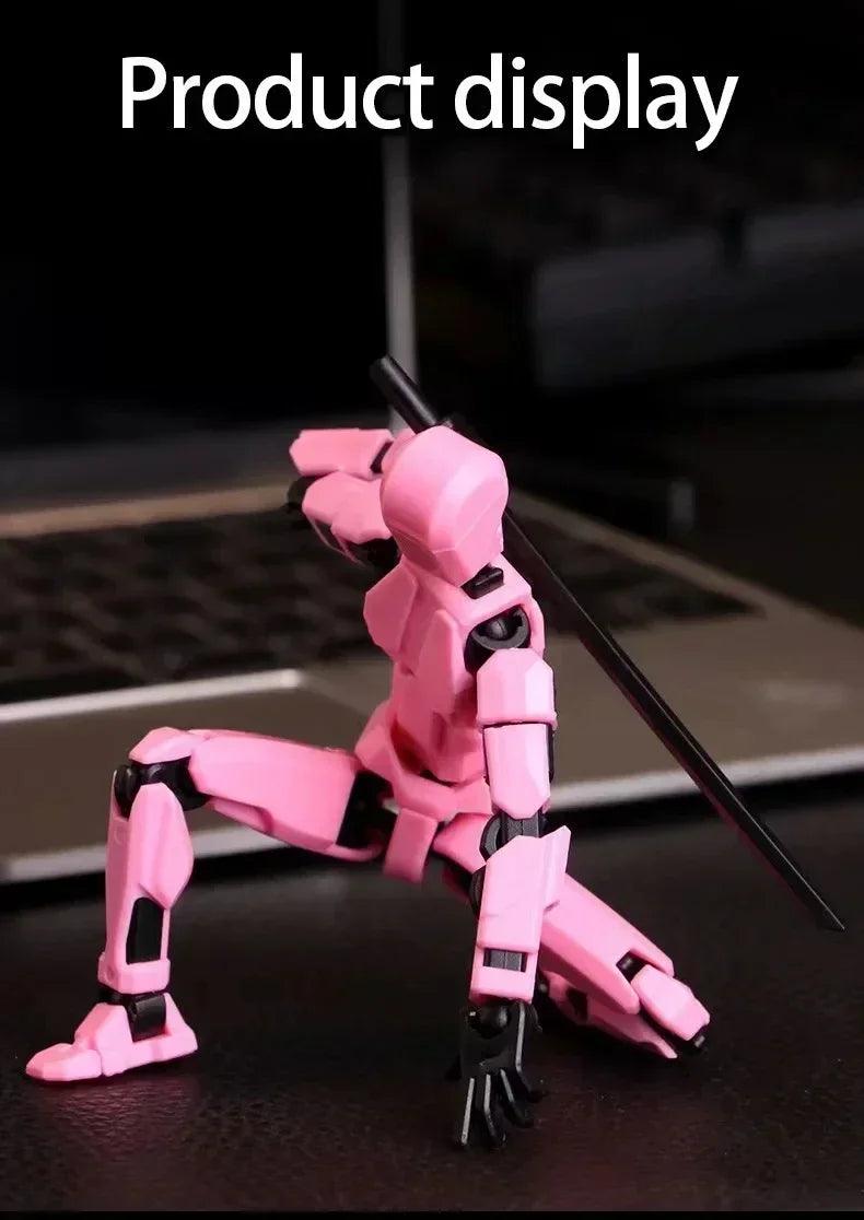 Multi-jointed movable shapeshift robot 2.0 3d printed mannequin dummy 13 action figures toys kids adults