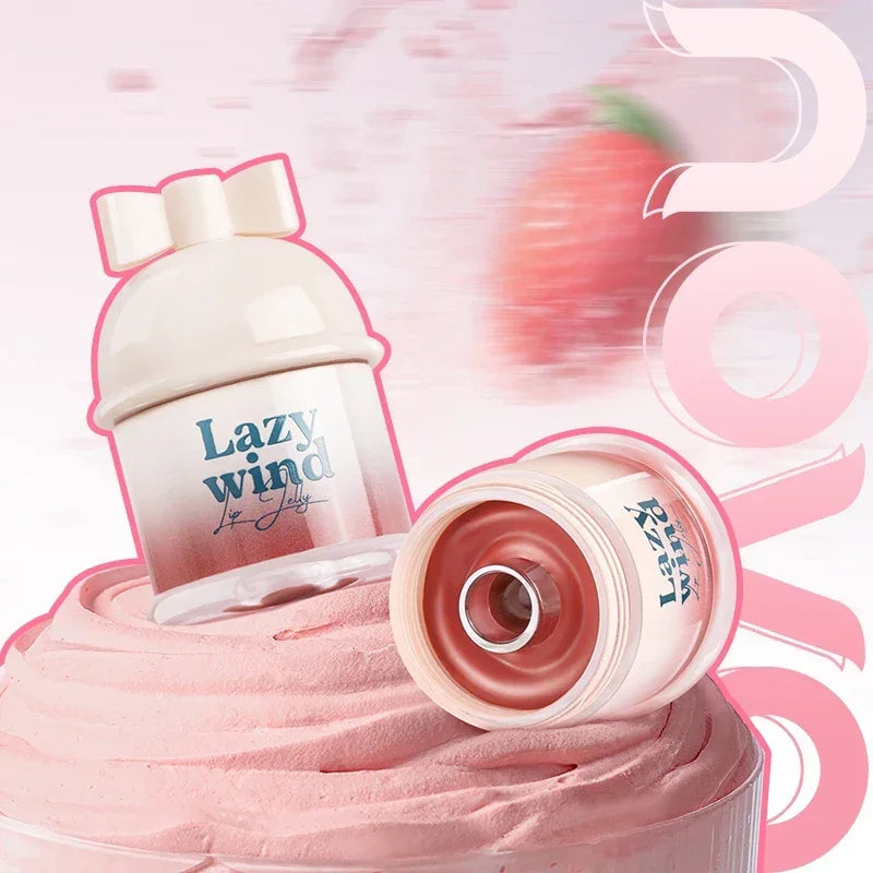 Mirror Gloss Jelly Lipstick, Long Lasting Waterproof Lip Glaze, Contains butter from avocado trees and sunflower seed oil