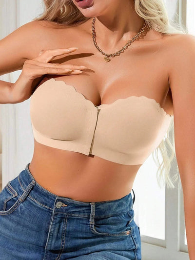 Wireless Unlined Bra Front Closure For Women