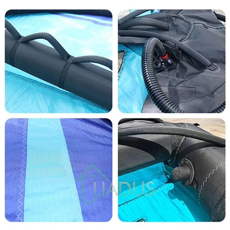 Inflatable Windsurf Wing, Surfboard Wing Paddle Board, Stand Up Wind Surfing Kites Handheld Wing Boards Water Windsurf Wing