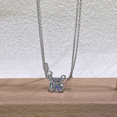 2025 New Trend Fine Jewelry Sets Charming White Geometric Crystal Fashion Pearl Necklace Ring Earrings Romantic Gift for Women