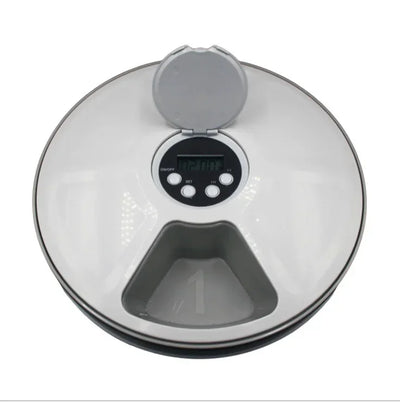Pet Automatic Feeder Food Timing Dispenser Portion Control Detachable Dogs Cats Anti Slip With Voice Recorder Dry Wet Food