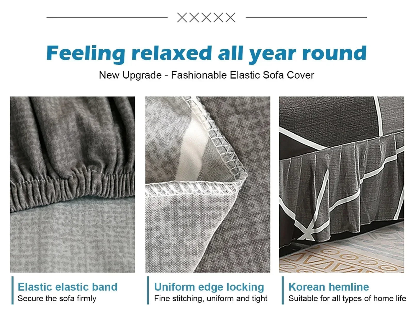 1/2/3Seater Sofa Bed Cover with Elastic Printing Seat Cover Armless Sofa Bed Cover Sofa Covers for Living Room Home Decor