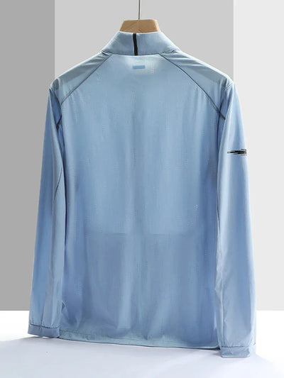 Summer Men's Jackets UV Blocking Skin Coats UPF40+ Sunscreen Outdoor Clothing Sun Protection Thin Windbreakers Big Size 8XL