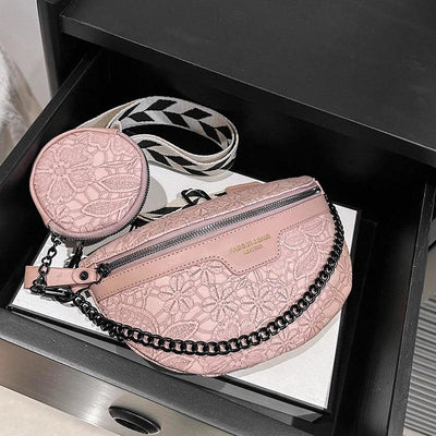 Designer Woman Chest Pack Retro Embroidery Belt Bag Coin Purse Luxury Lady Waist Bag Fashion Brand Shoulder Crossbody Chest Bags
